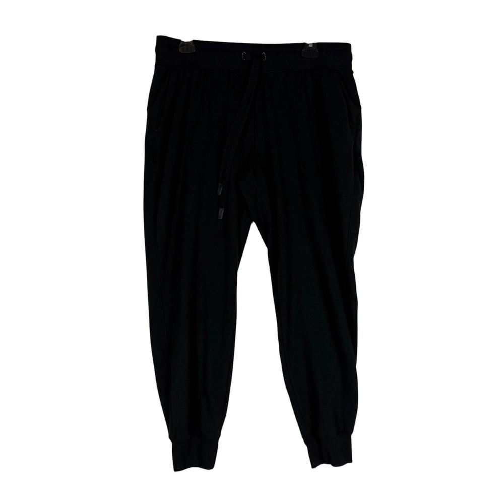 Athletic Works Pants Kids L 12-14 Black Fleece Jogger Sweatpants Elastic Waist